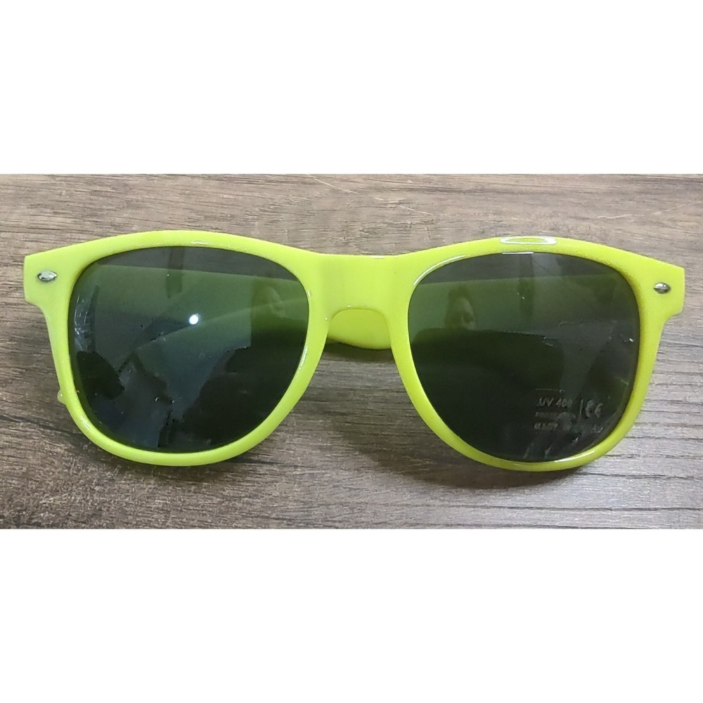 Sauza Agave Cocktail Plastic Sunglasses Neon Safety Green A9